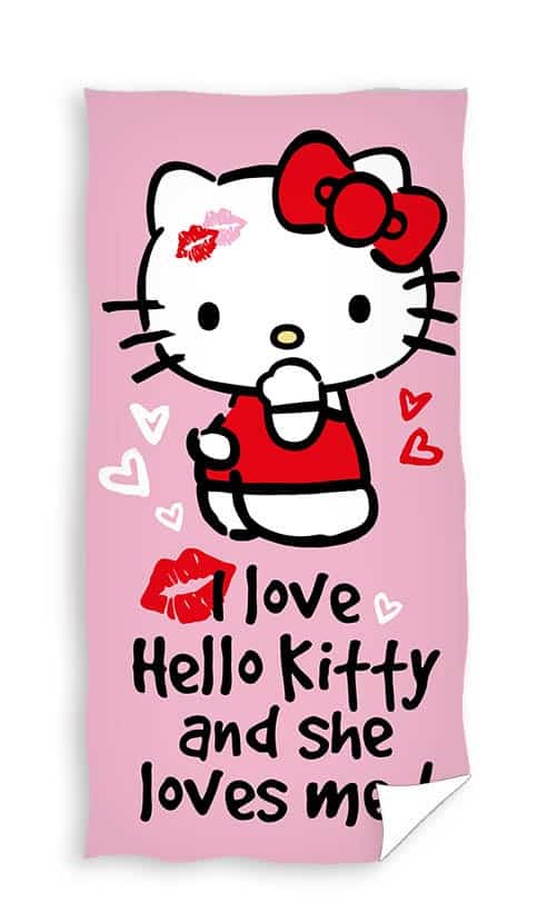 Ręcznik Plażowy Dziecięcy 70x140 Hello Kitty